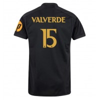 Real Madrid Federico Valverde #15 3rd trikot 2023-24 Kurzarm